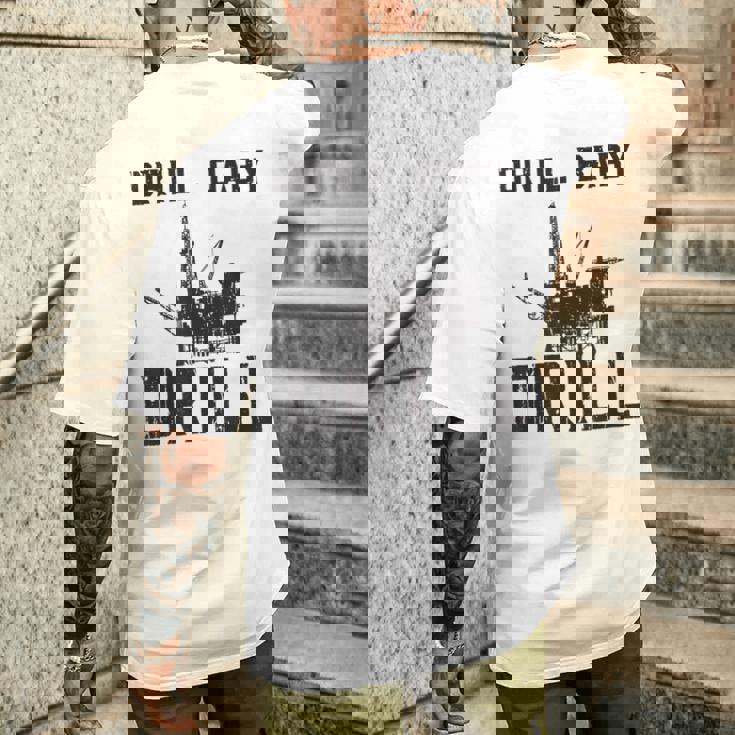 ドリル ベビードリル ドリル メンズTシャツ バックプリント 彼への贈り物