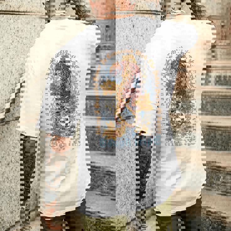 ヒップホップ ビンテージ レトロ アーバン Y2k Hip Hop バックプリント ストリートウェア タイガー メンズTシャツ バックプリント 彼への贈り物