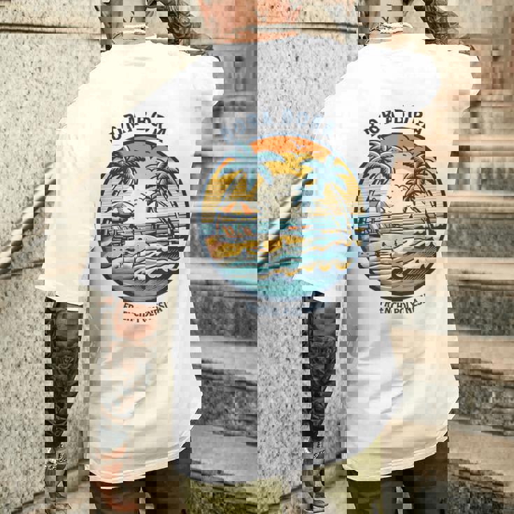 ボラボラ島 フランス領ポリネシア ボラボラ島 メンズTシャツ バックプリント 彼への贈り物