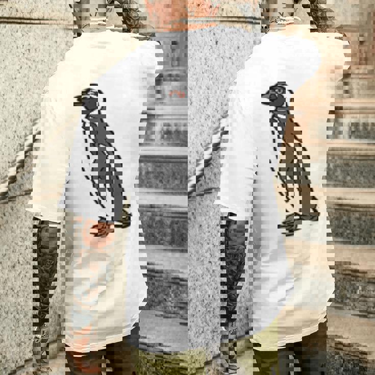 マゼランペンギン メンズTシャツ バックプリント 彼への贈り物