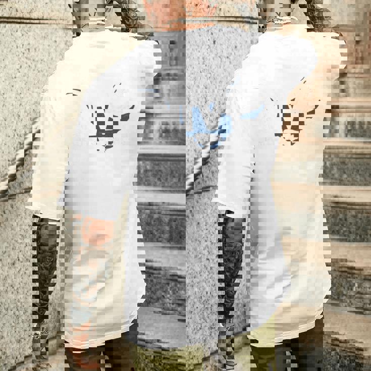 モルディブダイブマンタダイビング 長袖tシャツ メンズTシャツ バックプリント 彼への贈り物