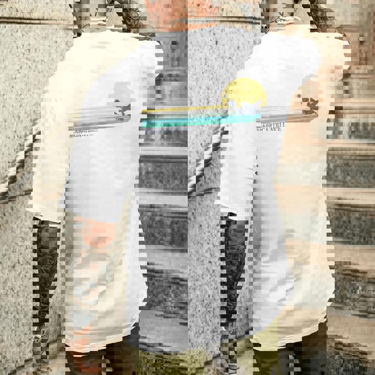 レトロオウム ピックルボール メンズTシャツ バックプリント 彼への贈り物