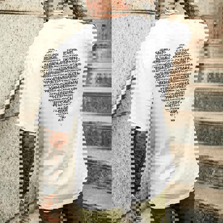 ロシア料理 ペリメニ、オクローシカ、ピロシキ 食べ物 長袖tシャツ メンズTシャツ バックプリント 彼への贈り物