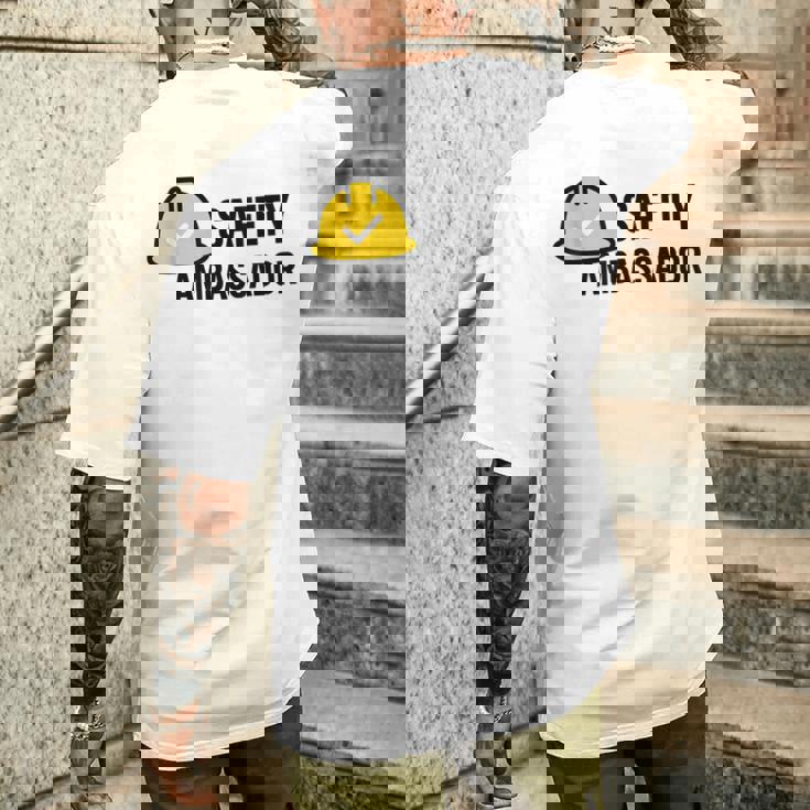 安全アンバサダー メンズTシャツ バックプリント 彼への贈り物