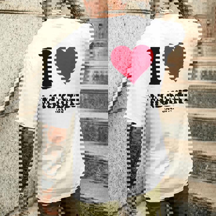 長崎が大好き メンズTシャツ バックプリント 彼への贈り物