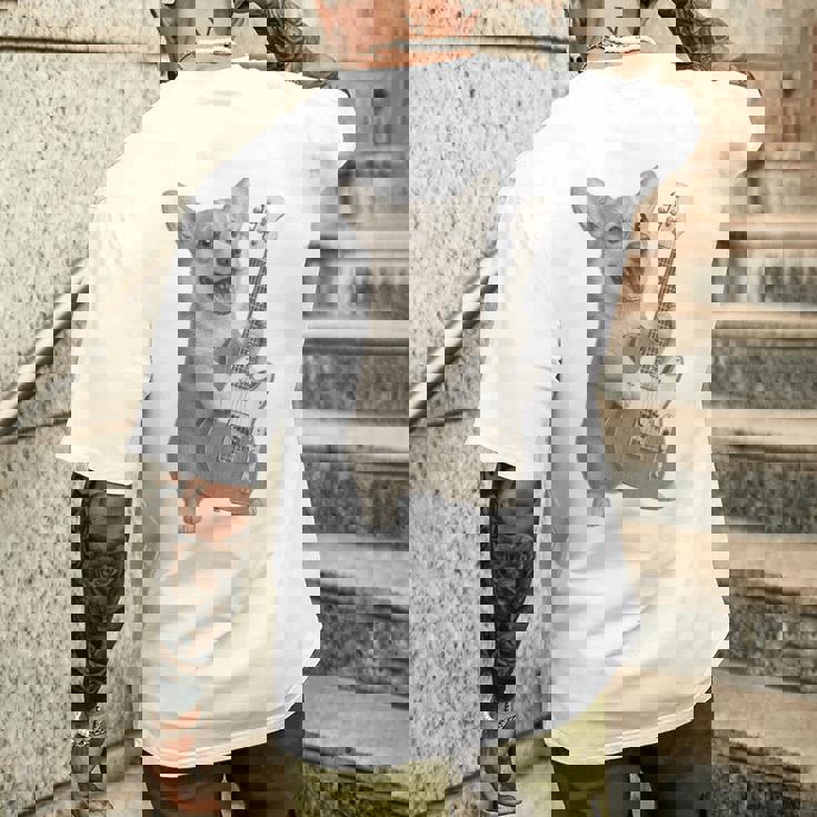 面白いtシャツ コーギー ギター イヌ メンズ 犬好き グッズ かわいい おもしろ 面白い 服 ネタ メンズTシャツ バックプリント 彼への贈り物