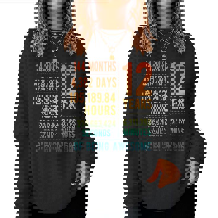 12歳の誕生日 男の子 女の子 面白い 12歳 レディーススウェットシャツ