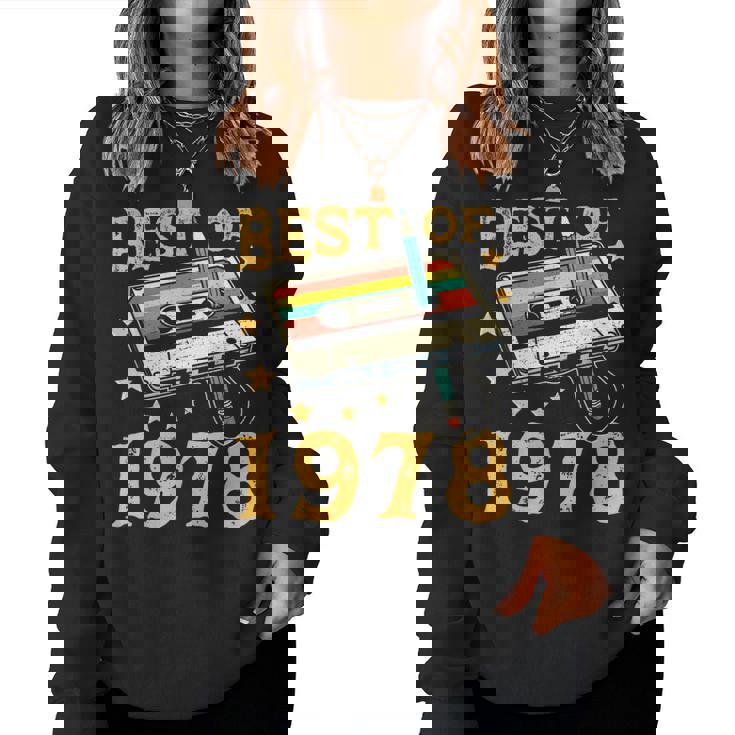 47 Cumpleaños 47 Años Hombre Intage 1978 Regalo Sudadera Mujer