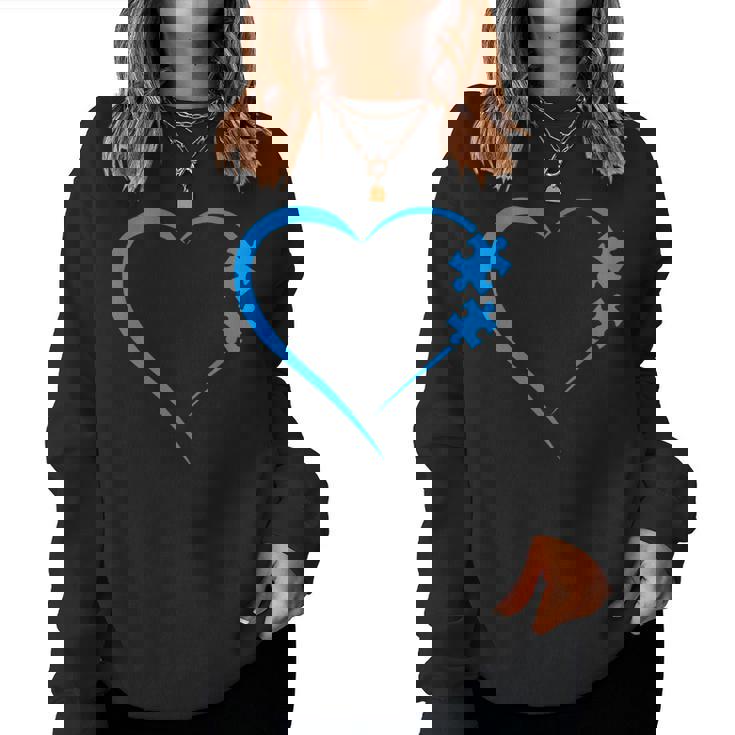 Autism Autism Awareness Autism Mom Love レディーススウェットシャツ