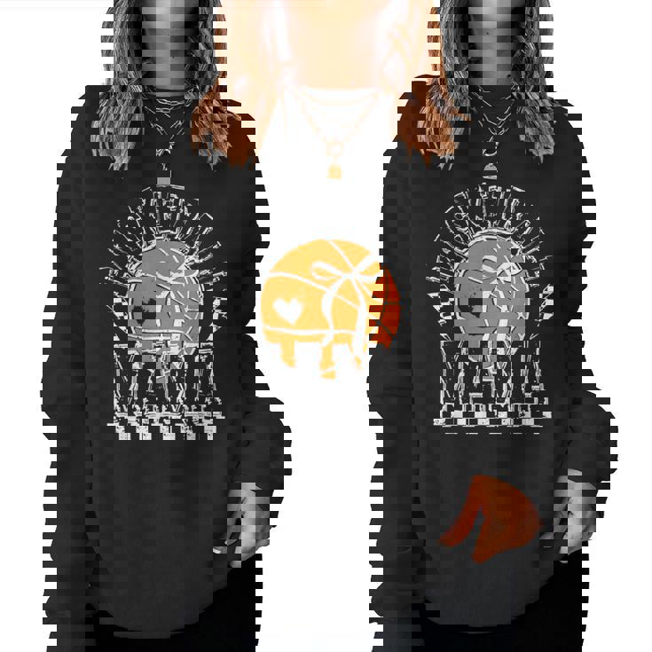 Basketball Mama Coquette Bow Game Day Sports Lover Mom Women Sweatshirt