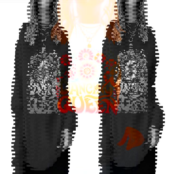 Dancing A Queen ダンシングヴィンテージ 70年代 80年代 ダンスパーティー用 レディーススウェットシャツ