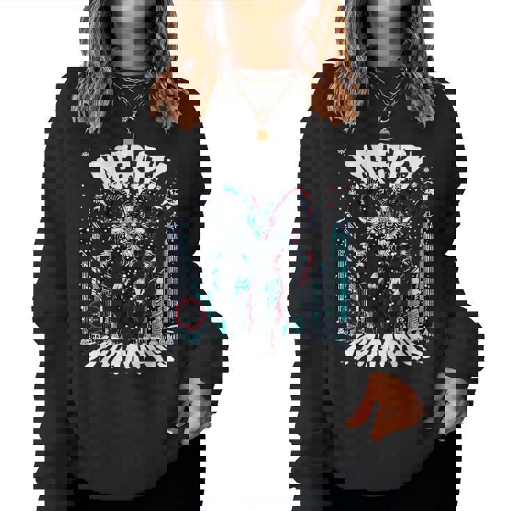 Frohe Krampus Nacht Frauen Kinder Weihnachten Happy Krampusnacht Sweatshirt Frauen