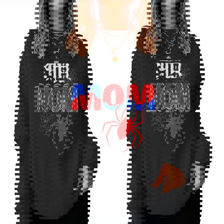 Spiders Mom Matching Family Birthday Mother's Day Women Sweatshirt