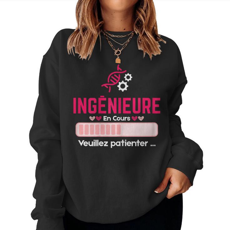 Future Ingénieure Étudiante Fille En Cours Cadeau Ingenieur Sweat-shirt pour femme