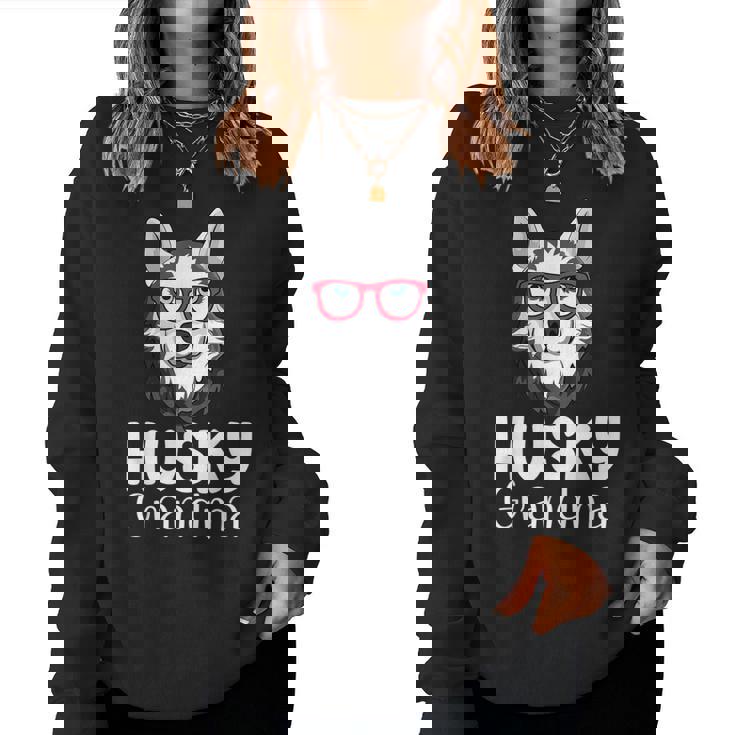 Huskyiberiano Abuela Pawma Perro Abuelos Abuela Sudadera Mujer