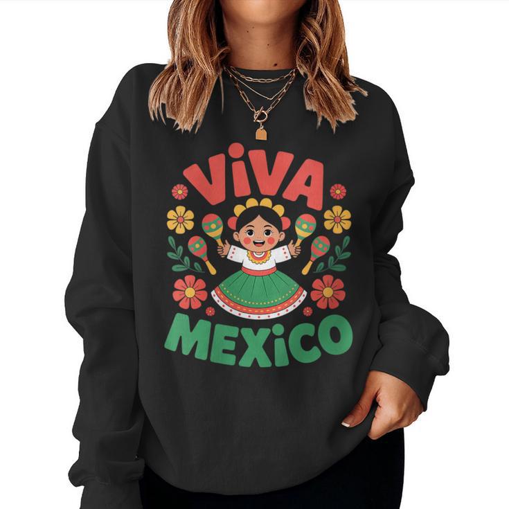 Iva Mexico Jour De L'indépendance Mexicaine Sweat-shirt pour femme