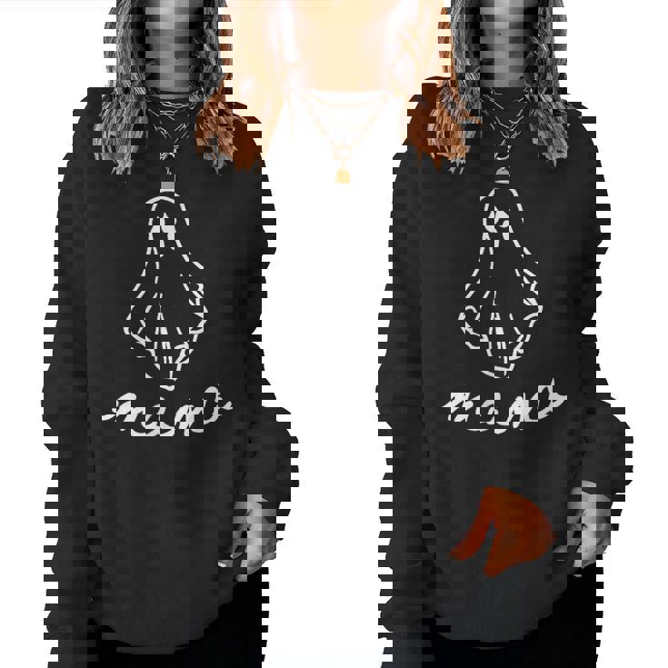 Mama Ghost Boo One Spooky Mama First Halloween Birthday Boy Women Sweatshirt