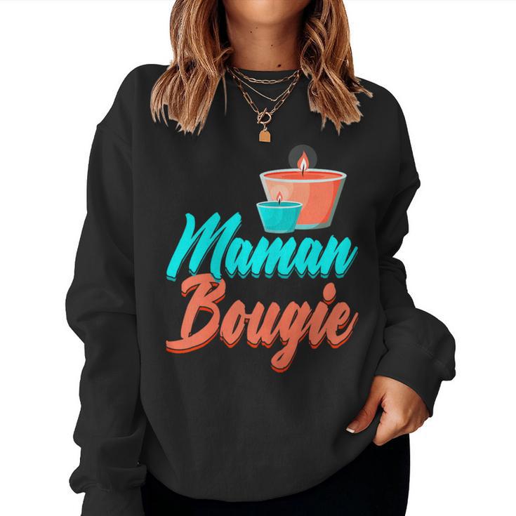 Maman Bougie Fête Des Mères Fabrication De Bougies Sweat-shirt pour femme