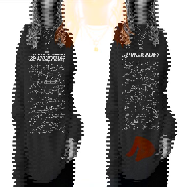 Mathematics What Part Do You Not Understand Teacher Mathematics Sudadera Mujer