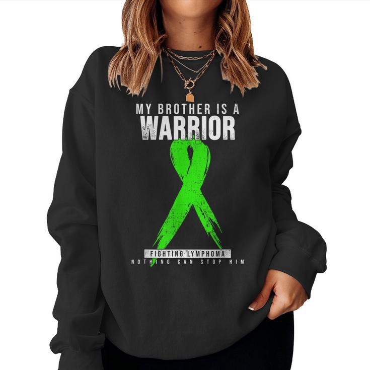 Mi Hermano Conciencia Del Linfoma Sudadera Mujer