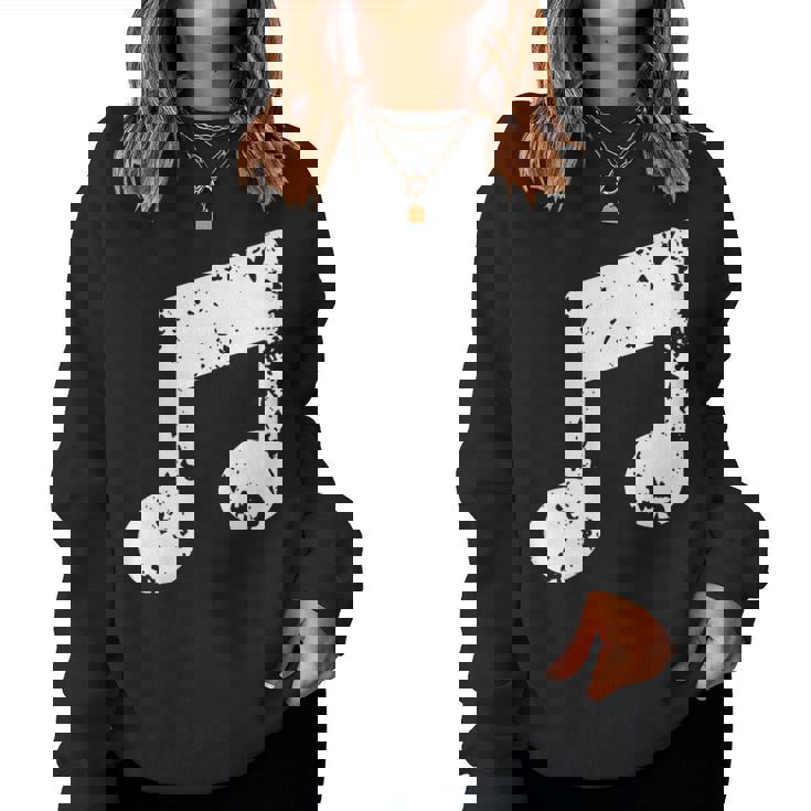 Nota Musical Cuello Sudadera Mujer