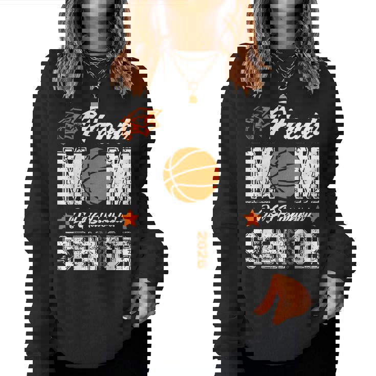 Proud Mom Of A Basketball Senior Class Of 2026 Graduation Women Sweatshirt