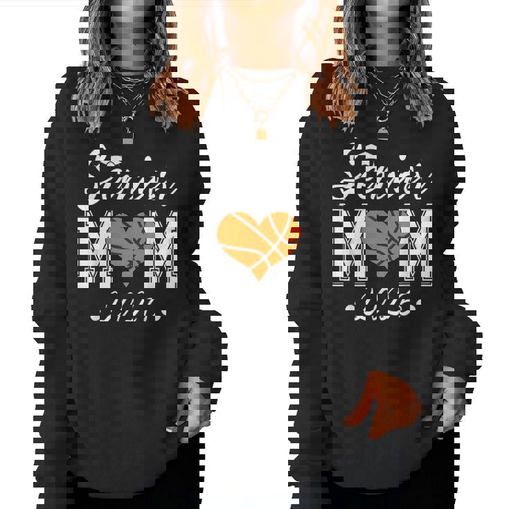 Senior Mom 2026 Class Of 2026 Basketball Graduate Mother Women Sweatshirt