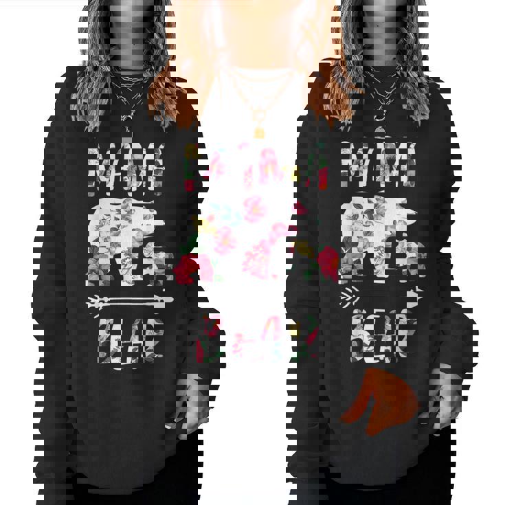 Tenues Florales Assorties Maman Ours Un Petit Sweat-shirt pour femme