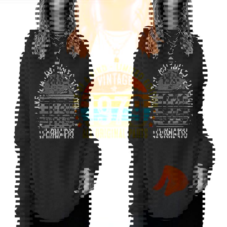 Vintage 1979 46 Years Old 46Th Birthday Women Sweatshirt