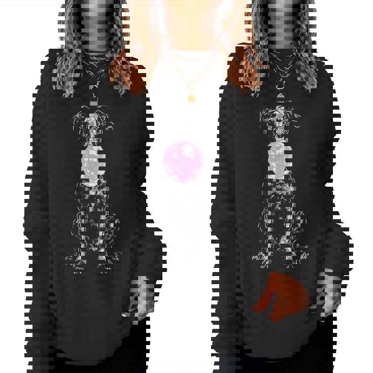 Vintage Dobermann Cheoffia Bolla Cane Papà Mamma Proprietario Women Sweatshirt