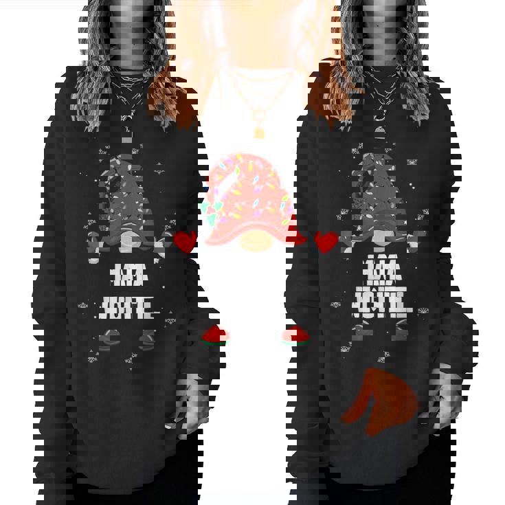 Weihnachten Mama Wichtel Gnom Weihnachtswichtel Sweatshirt Frauen