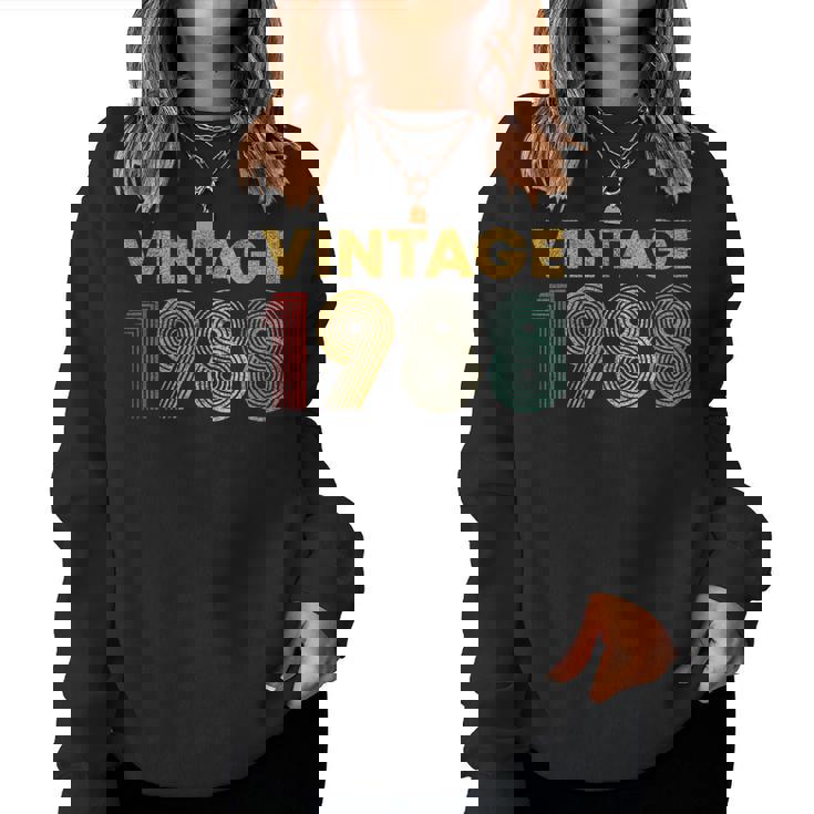 ヴィンテージ 1988 38歳の誕生日プレゼント 男性 女性 38歳 レディーススウェットシャツ