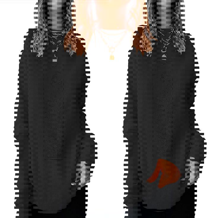 花園の女 ミュシャ アールデコ 線画 レディーススウェットシャツ