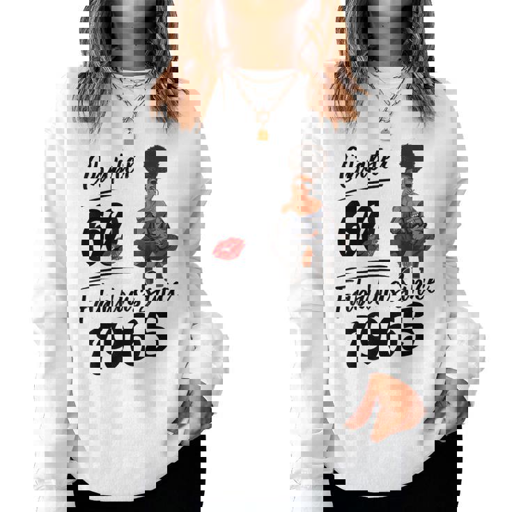 Chapter 60 Fabulous Since 1965 60Th Birthday Party For Girls Women Sweatshirt