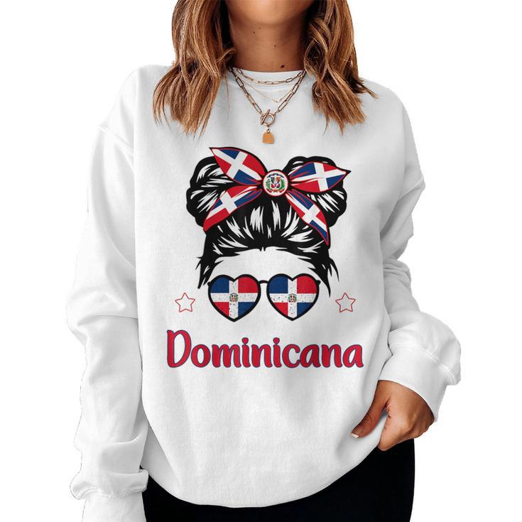 Toddler Girl Dominican Republic- Flag Hispanic Heritage Women Sweatshirt