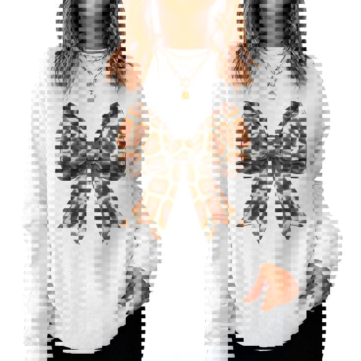 コケット リボン キリン プリント 女の子 ママ 母の日 レディーススウェットシャツ