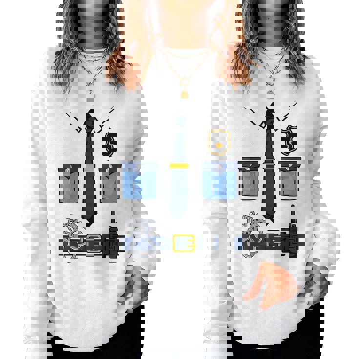 子供の男性の女性の警察官の衣装 レディーススウェットシャツ