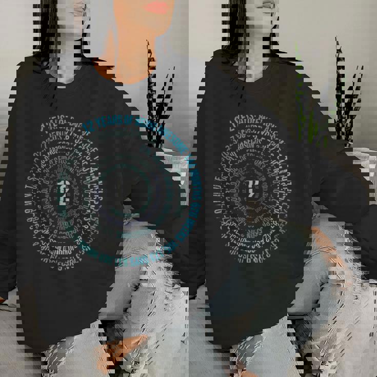 12歳 誕生日 ヘリックス 12歳 男の子 女の子 誕生日 レディーススウェットシャツ 彼女への贈り物