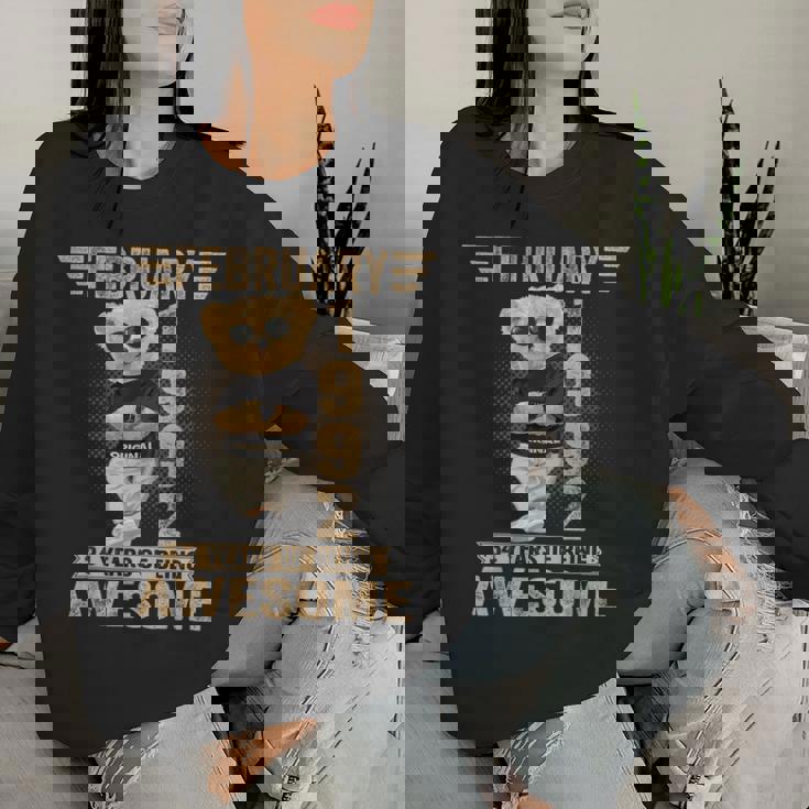 1992年2月34歳の誕生日男性と女性のための素晴らしいテディベア。 レディーススウェットシャツ 彼女への贈り物