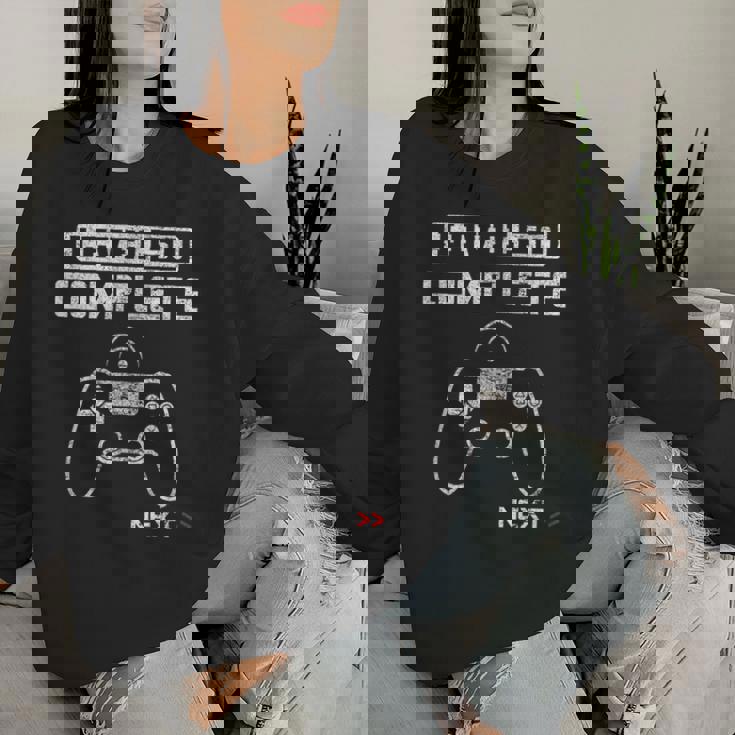 50歳の誕生日プレゼント Level 50 Complete 贈り物 父 母 男性用、女性用 レディーススウェットシャツ 彼女への贈り物