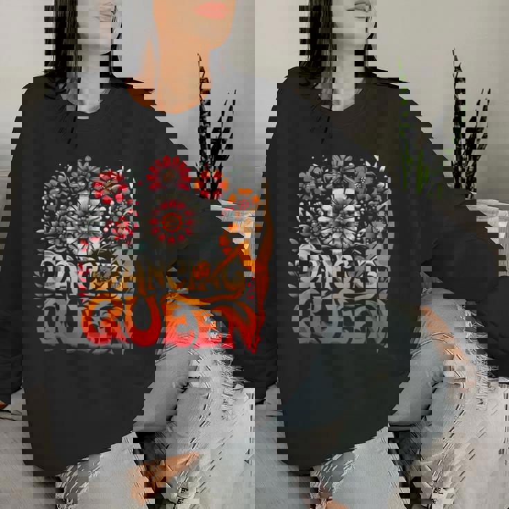 Dancing A Queen ダンシングヴィンテージ 70年代 80年代 ダンスパーティー用 レディーススウェットシャツ 彼女への贈り物