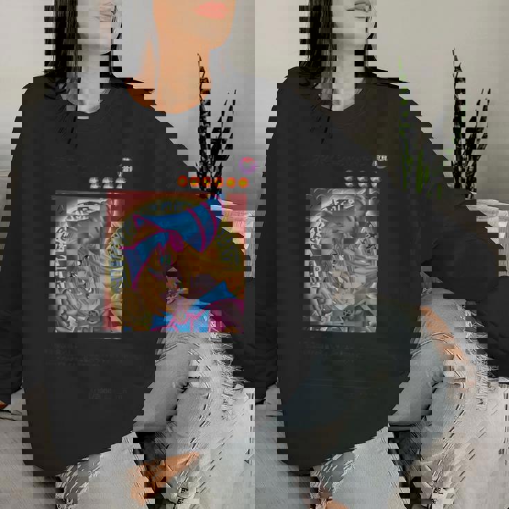 Dark Magician Girl クラシックカードデザイン Papl1447 レディーススウェットシャツ 彼女への贈り物