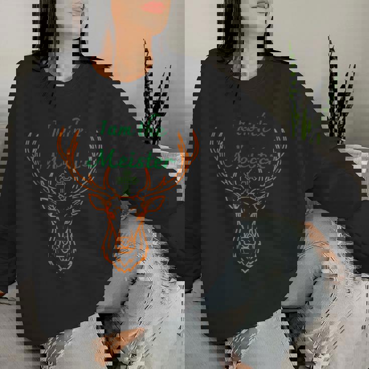 Iam Il Meister Jaegermeister Papà Mamma Cervo Women Sweatshirt Regalos para ella