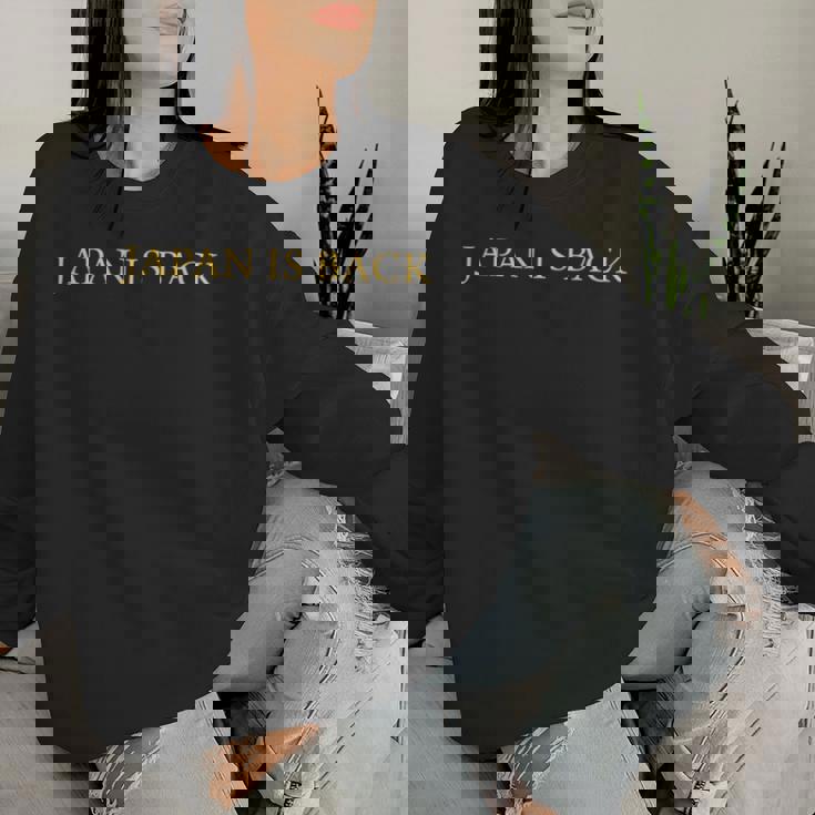 Japan Is Back – Trendy Minimalist For & 長袖tシャツ レディーススウェットシャツ 彼女への贈り物