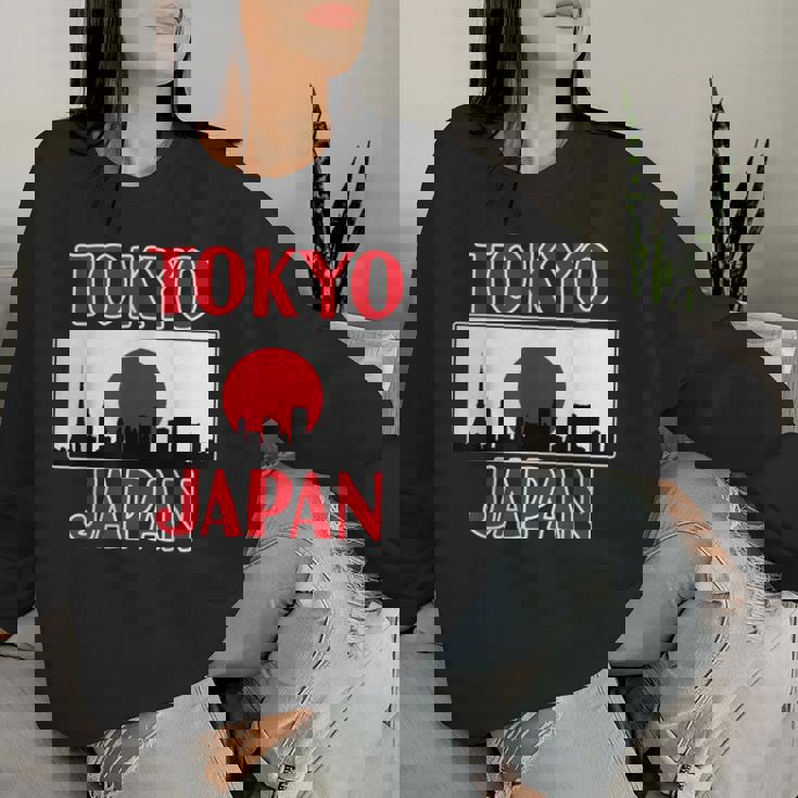 Japan Tokyo For And – Tokyokyline レディーススウェットシャツ 彼女への贈り物