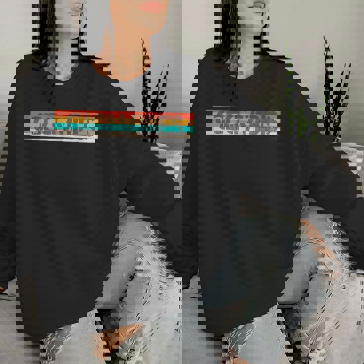 Retro Gigiibes 面白くてかわいいギフト レディーススウェットシャツ 彼女への贈り物