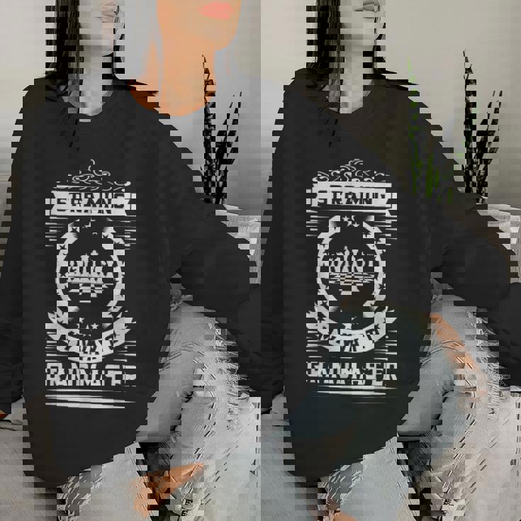 Streaming My Way To Grandmaster レディーススウェットシャツ 彼女への贈り物