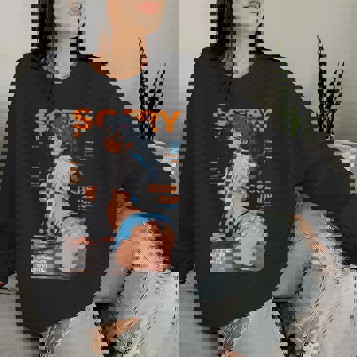 Waifu セクシー アニメ 女の子 モデル 表紙 和風 レディーススウェットシャツ 彼女への贈り物