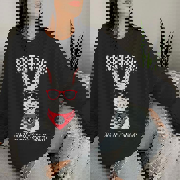 還暦祝い 兎 うさぎ好き 干支 父 男性 女性 還暦 お祝い 60歳 おもしろ おもろい レディーススウェットシャツ 彼女への贈り物