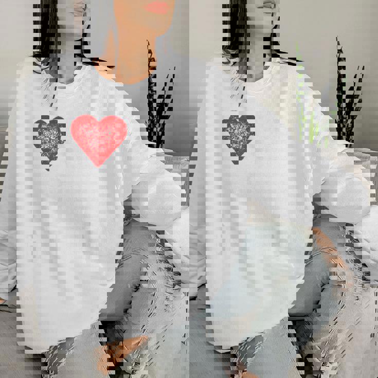 I Love My Latina Girlfriend レディーススウェットシャツ 彼女への贈り物